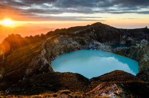 Kelimutu Three Colours Lake