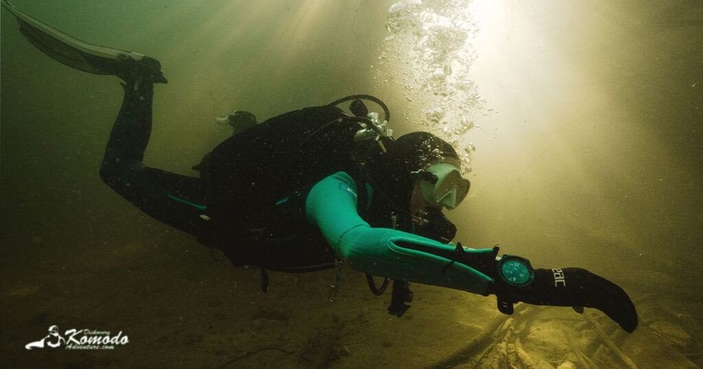 Cave diving