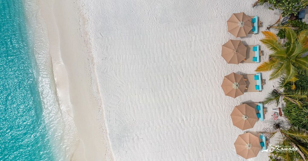 white sand